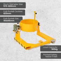 Forklift Geared Drum Rotator