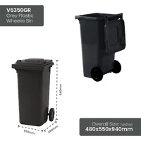 Plastic Wheelie Bins - 120 Litre