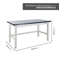 Heavy Duty Industrial Work Bench Kit 1800mm long