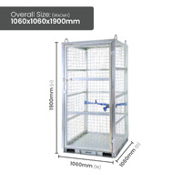 Lockable Gas Storage Cage