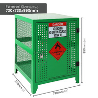 Fork Gas Storage Cage - 4 Cylinders