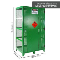 Fork Gas Storage Cage - 12 Cylinders