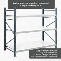 Heavy Duty Steel Longspan Shelving (900mm Deep)