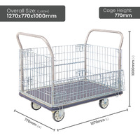 Extra Large Prestige Platform Trolley (with cage)