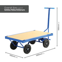 Timber Deck Wagon Platform Truck