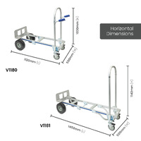 Aluminium Convertable Hand Trolleys