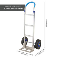 150kg Capacity Aluminium Hand Trolley