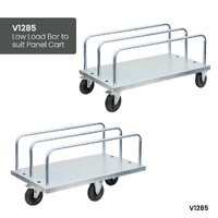 Panel Cart with Adjustable Load Bars (Pneumatic Castors)