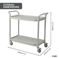 Large 2 Tier Utility Cart