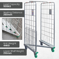 2 Sided Roll Cage Trolley