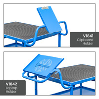 2 Tier Rubber Top Trolley