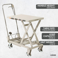 Aluminium Scissor Lift Trolley