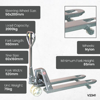 Stainless Steel Pallet Truck