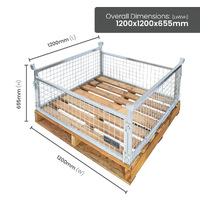 Stillage Pallet Cage (Half Height)