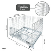 Galvanised Mesh Cage