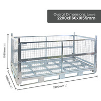 Double Width Storage Transport Cage