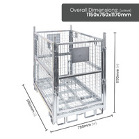 Collapsible & Stackable Stillage Cage (Rectangular)