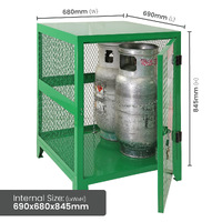 Fork Gas Storage Cage - 4 Cylinders