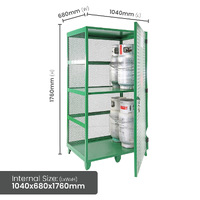 Fork Gas Storage Cage - 12 Cylinders