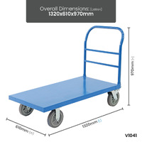 Heavy Duty Steel Platform Trolleys