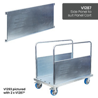 Panel Cart With Adjustable Load Bars