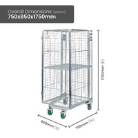 Nesting Roll Cage Trolley