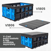 V-Cart Folding Plastic and Aluminium Trolley