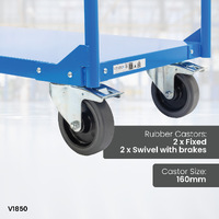 Heavy Duty Single Handle Platform Trolley