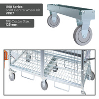 1910 Series - Cage Trolley with 3 Sloping Shelves