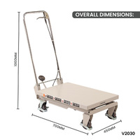 Aluminium Scissor Lift Trolley