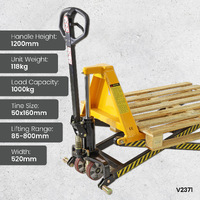 1000KG Hi Lift Pallet Trucks - Manual