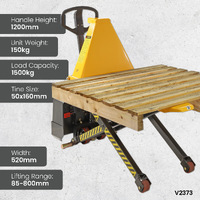 1500KG Hi Lift Pallet Trucks -  Electric