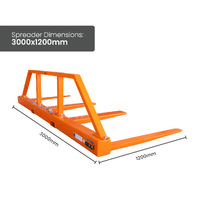 Fork Spreader with Load Guard - 3000kg