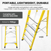 Fibreglass Industrial Platform Ladders