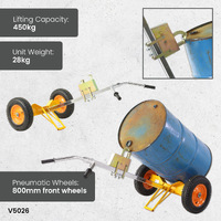 Steel & Plastic Drum Trolley