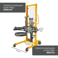 Steel & Plastic Drum Lifter & Rotator