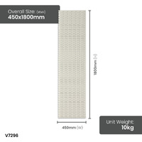 Louvre Panels (Metal & ABS Plastic)