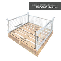 Stillage Pallet Cage (Half Height)