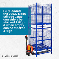 Stackable Mesh Stillage Picking Cage