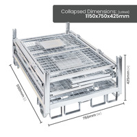 Collapsible & Stackable Stillage Cage (Rectangular)