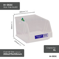 Clear Stor-Pak Bins