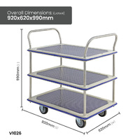 Multi-Purpose 3 Tier Trolleys