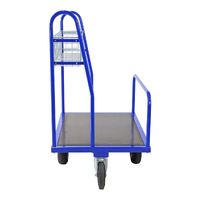 Transport Trolley with Storage Basket