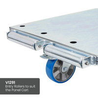 Panel Cart With Adjustable Load Bars