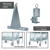 1910 Series - Fully Lockable Cage Trolley with Doors and Roof