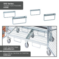 1910 Series - Cage Trolley with Basket