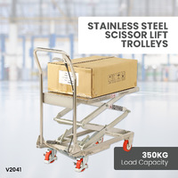 Stainless Steel Scissor Lift Trolleys