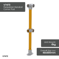 Pedestrian Handrail Barrier System