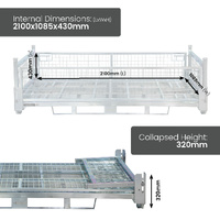 Double Width Storage Cage (Low Height)