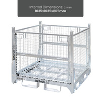 Collapsible & Stackable Stillage Cage